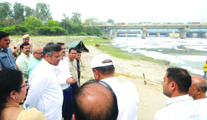 ‘Yamuna froth localised at Okhla barrage, action ordered’