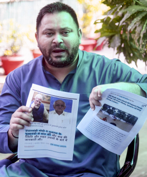 'Stepmotherly' treatment in Bihar flood relief: Tejashwi accuses Centre