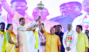 100 versus 1: CM Yogi extensively covers over 100 constituencies in two months