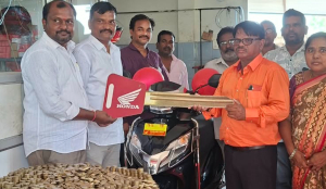 12,300 coins, one Honda Activa: Telangana pastor turns three years of spare change into a scooter