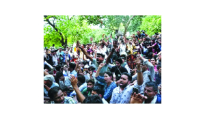 18-year-old spends savings to join protest from Jaipur