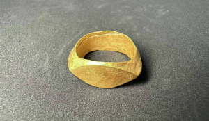 2,000-year-old gold rings with ancient Indian script unearthed at Thailand archaeological site
