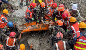 2 workers rescued alive from Nepal tunnel 10 days after floods
