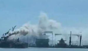 25 killed in fire on foreign-flagged cargo ship at China shipyard