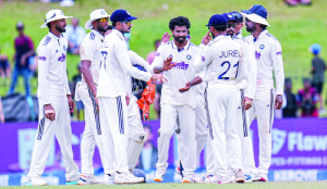 2nd Test: India on verge of series win despite Sooriyabandara, Mendis fight