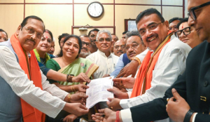 3 BJP candidates file nominations for Rajya Sabha Bypolls in West Bengal