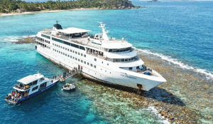 30 passengers evacuate after cruise ship in Fiji