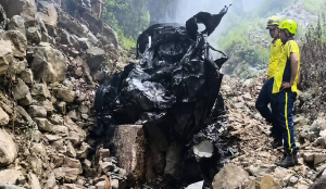 5 Killed, 3 injured as vehicle falls into Gorge and caches fire in Uttarakhand