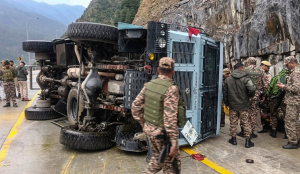 6 CRPF personnel injured after vehicle skids off road in J&K's Ganderbal
