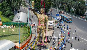 70-Foot Lionel Messi statue to be relocated from Kolkata’s Lake Town over safety concerns