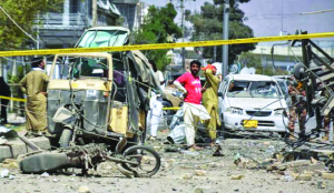 869 kg explosives used in Pakistan’s suicide blast