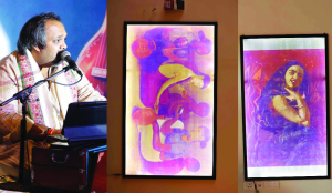 A ghazal baithak that made paintings breathe