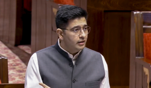 AAP hits back at Raghav Chadha over voter roll deletion, alleges ‘backdated’ Delhi registration bid