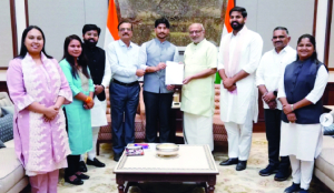 ABVP meets Vice President, raises Panjab University issues