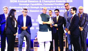 Adani Defence & Aerospace wins SIDM Champion Award 2026 for excellence in defence export