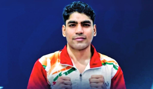 Aditya delivered a win at Asian Boxing Championships