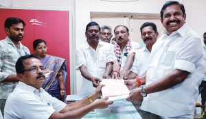 AIADMK chief, leaders file nominations for Tamil Nadu polls