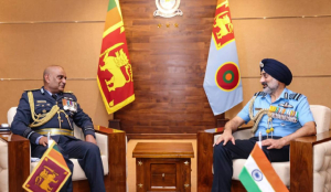 Air Chief Marshal AP Singh receives Guard of Honour in Sri Lanka, pays tribute to IPKF Martyrs