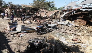 Airstrike near market in Myanmar's Rakhine state kills 33 people