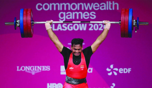 Ajaya wins CWG silver in 79kg weightlifting