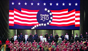 America celebrates the 250 years of freedom