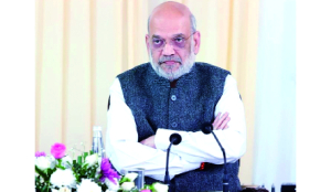 Amit Shah arrives in Raipur on three-day visit