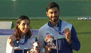 Anantjeet-Parinaaz clinch historic skeet mixed-team bronze for India