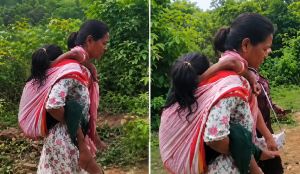 Andhra Pradesh school warden carries sick student 6 km on her back to hospital, wins hearts