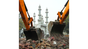 Anti-encroachment drive turns violent, five arrested