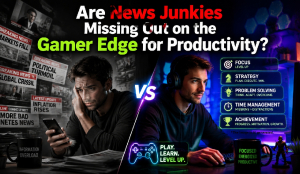Are News Junkies Missing Out on the Gamer Edge for Productivity?