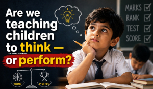 Are we teaching children to think — or perform?