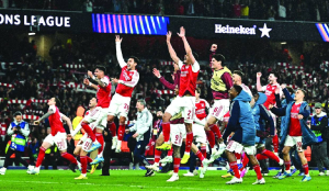 Arsenal enters Champions League final after 20 years