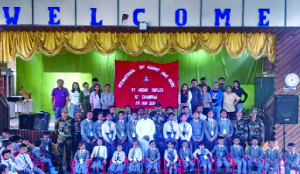 Assam Rifles conducts anti-drug awareness programme for students in Champhai