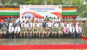 Assam rifles honours veterans with mega ex-servicemen rally at silchar