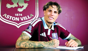 Aston Villa sign Garnacho on loan after Rogers sale
