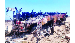 At least 22 killed in passenger bus crash in Egypt’s Sinai Peninsula