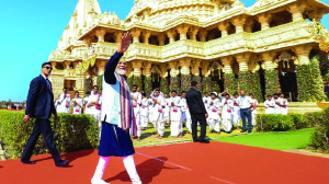 At Somnath, PM invokes a civilisation that refused to die