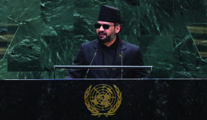 Balen Shah puts India and China at centre of first UNGA address