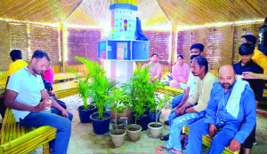 Bamboo cooling zones installed to tackle heatwave