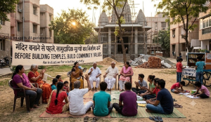 Before building temples, build community values