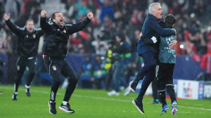 Benfica enters Champions League last 16