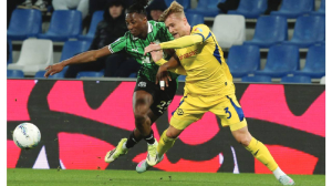 Berardi at the double as Sassuolo deepen Verona’s relegation woes