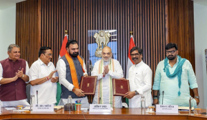 Bihar, Jharkhand sign Sone water-sharing agreement in presence of Home Minister Shah