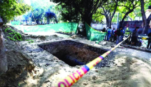 Biker death: Family protests at incident site in Janakpuri