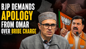 BJP demands apology from Omar over bribe charge