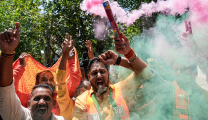BJP nears 200-mark in Bengal leads; Mamata urges workers to stay hopeful