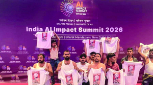 BJP slams Congress over shirtless protest at summit