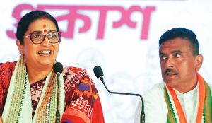 BJP vows 33% govt job quota for Bengal women: Smriti Irani