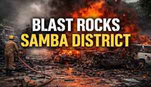 Blast rocks Samba district