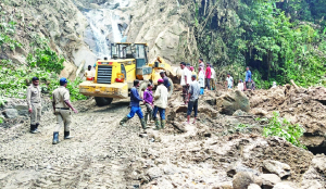 BRO restores Kimin-Potin road amid flood crisis  in Arunachal Pradesh